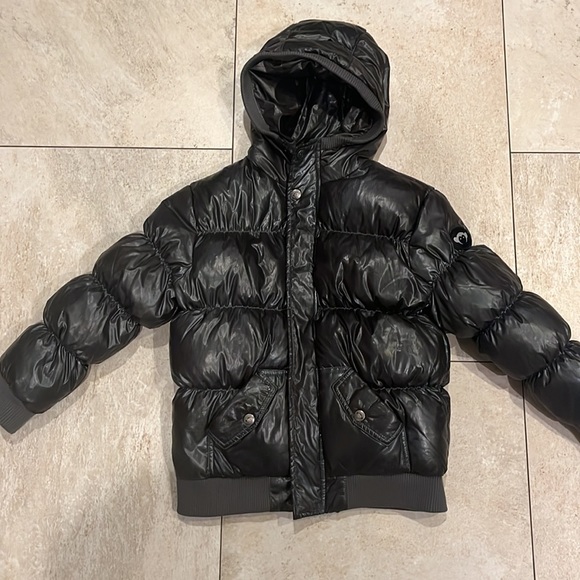Appaman girls size 8 winter puffer coat. Galaxy grey. - Picture 4 of 10